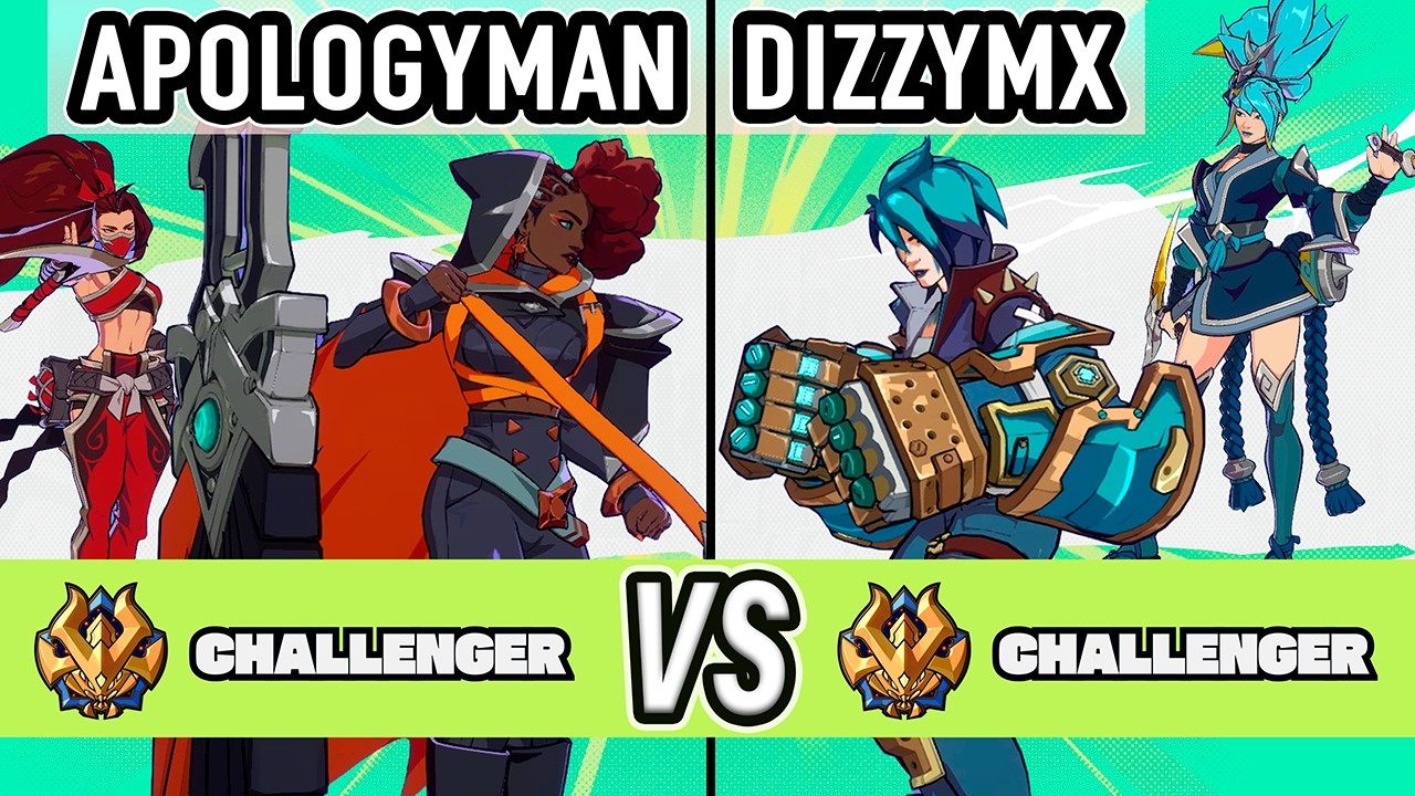 2XKO ▰ ApologyMan (Senna / Akali) vs DizzyMX (Akali / Vi) ▰ High Level Gameplay