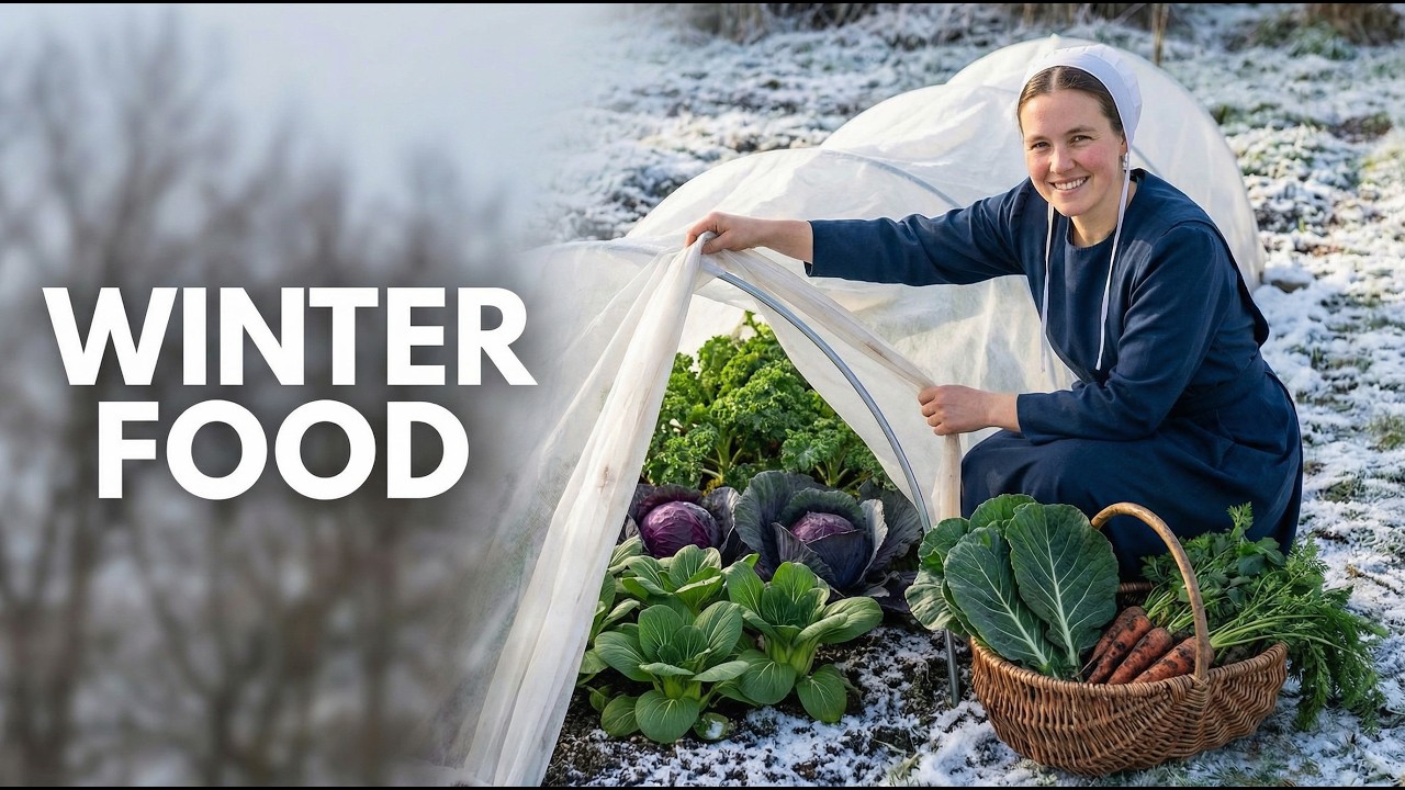 How Amish Grow Food All Winter Without a Greenhouse