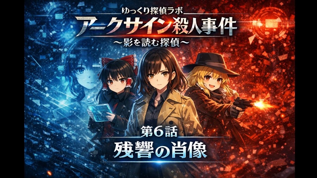 残響の肖像｜ゆっくり探偵ラボ：アークサイン殺人事件〜影を読む探偵〜　 第6話