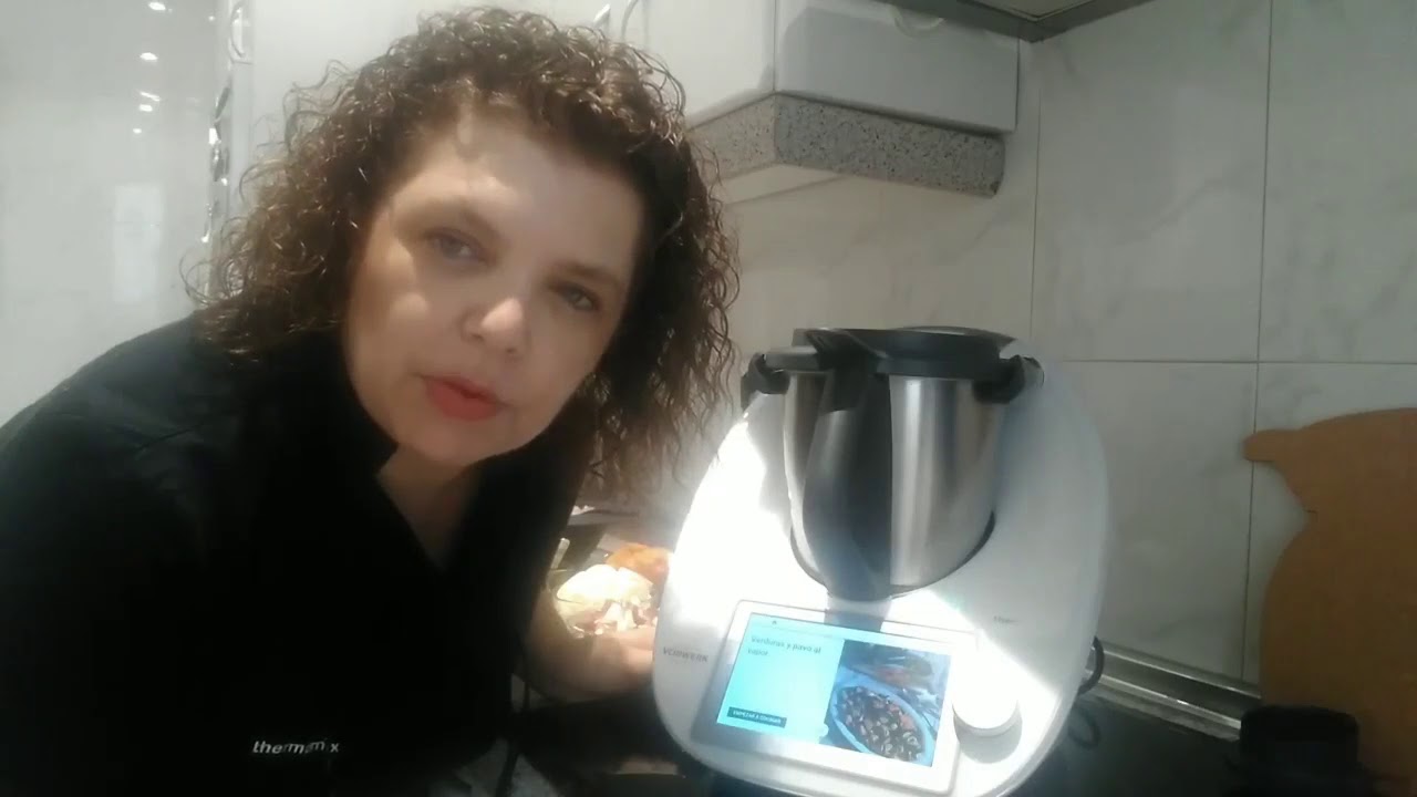 VERDURAS Y PAVO AL VAPOR con Thermomix