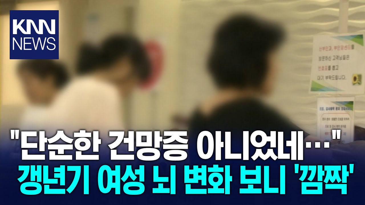 폐경, 뇌 쪼그라들게 한다? 연구로 밝혀진 충격 진실 / KNN