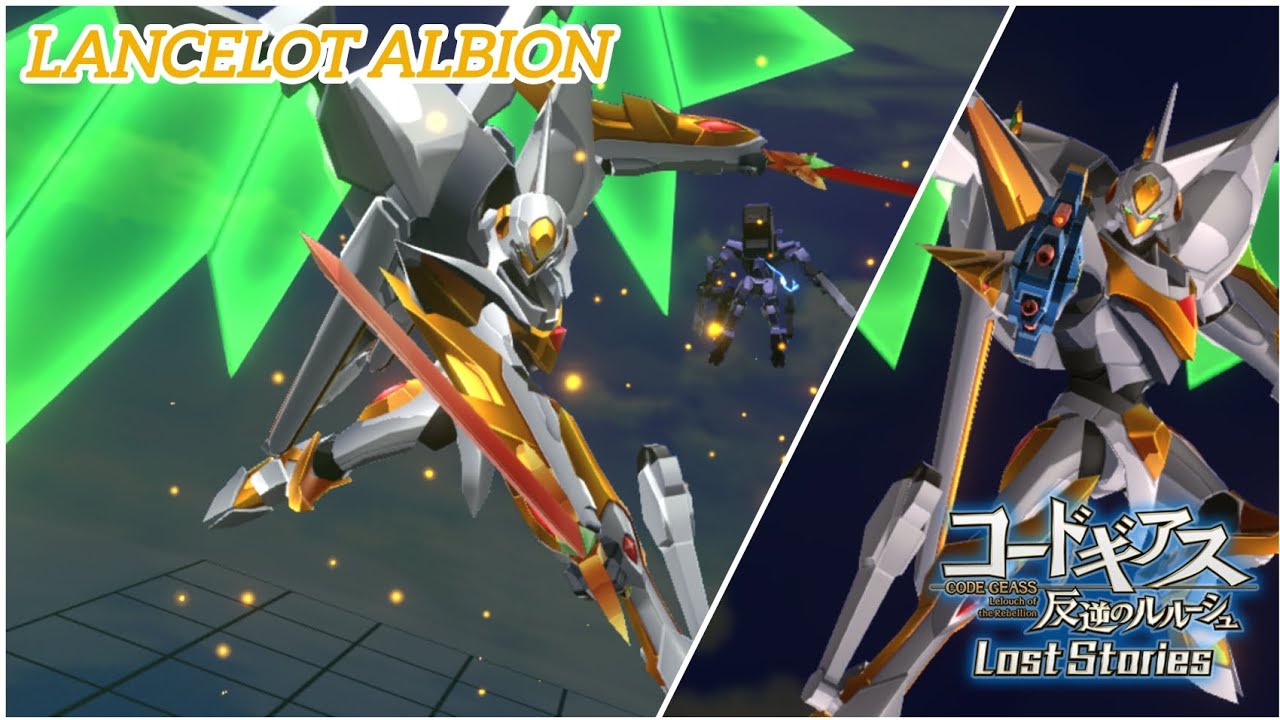 Code Geass Lost Stories KMFSKILL    Lancelot Albion