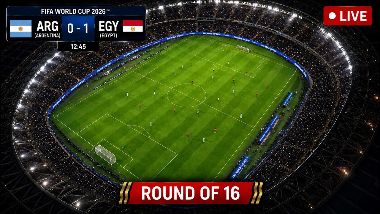 Argentina vs Egypt LIVE | FIFA World Cup 2026 Round of 16 LIVE | ARG vs EGY LIVE