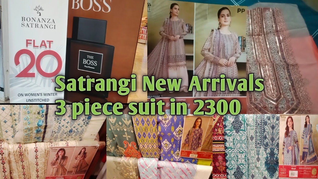 Bonanza Satrangi New Arrivals 20% Off Gorgeous Designs