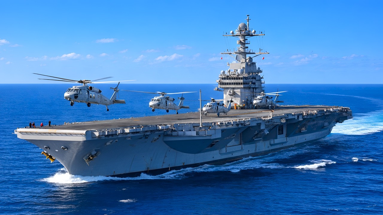 USS John F. Kennedy (CVN-79) in Full Action — America’s New Supercarrier
