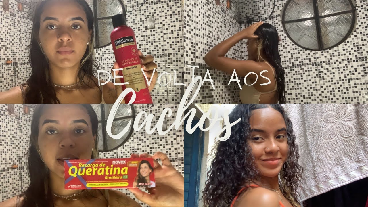RECUPERANDO MEU CABELO CACHEADO PÓS CHAPINHA! 