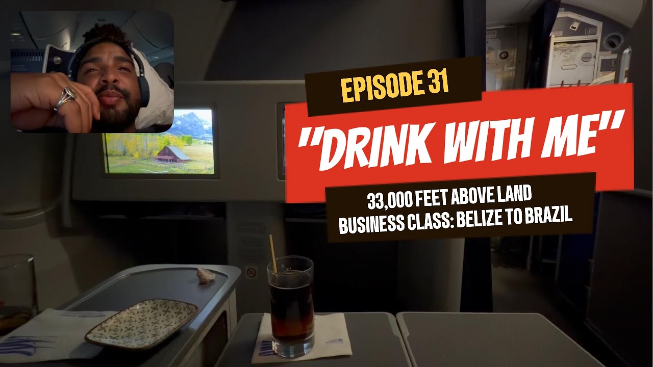 ✈️ Drink With Me Around the World — Ep. 31: Lie-Flat to Rio (New Year’s Run) 🇧🇿➡️🇧🇷