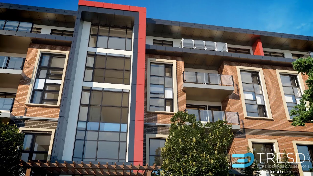 TresD Emerald Wave Building Animation