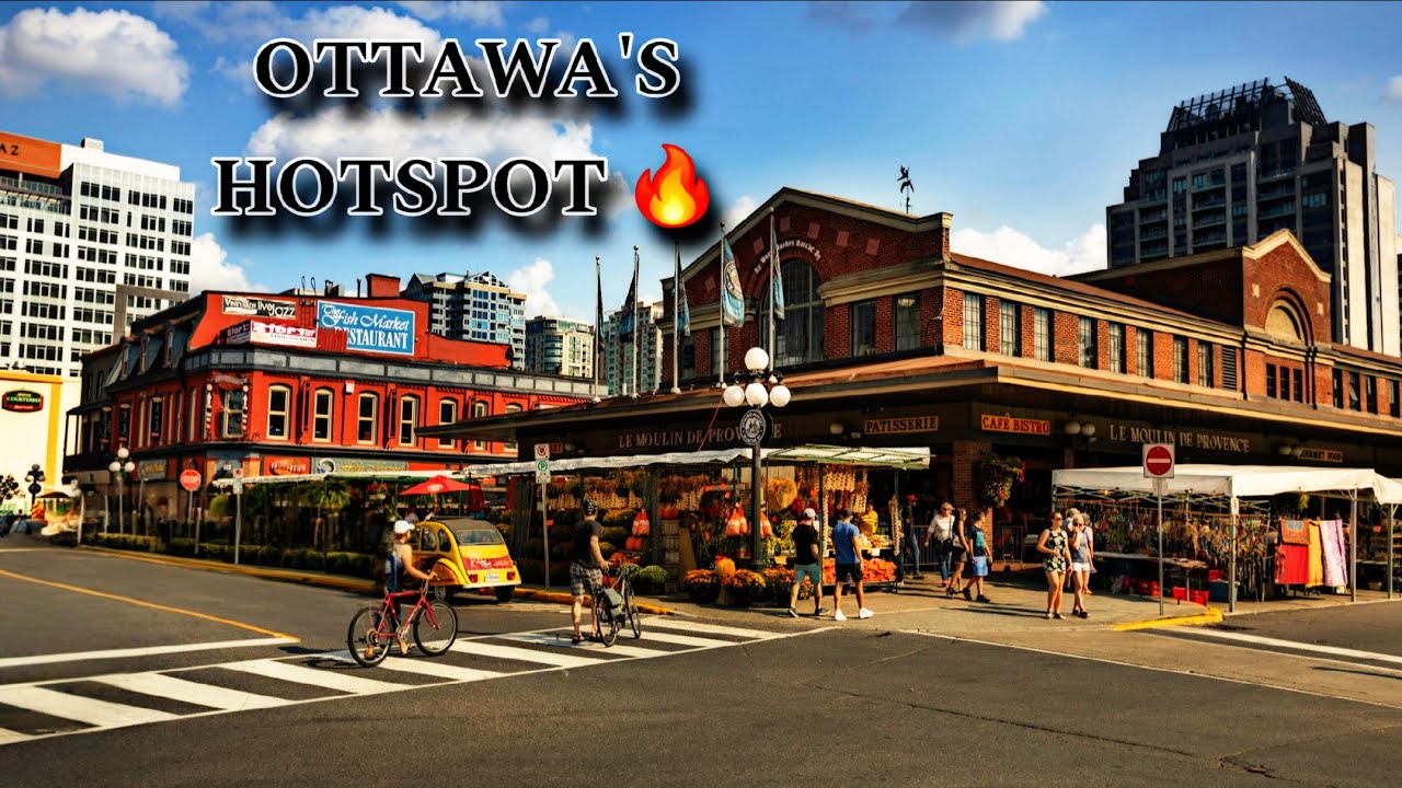 ByWard Market Walking Tour 2026 4K | Ottawa&rsquo;s Most Lively Spot 😍