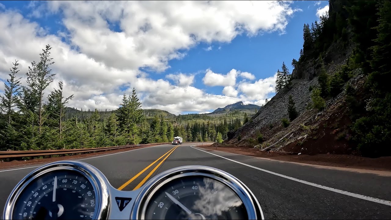 Bend to Detroit, OR on a Triumph Bonneville T120