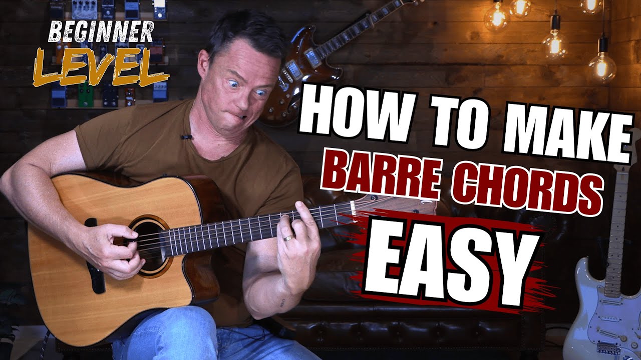 How To Make Barre Chords EASY! 🤔