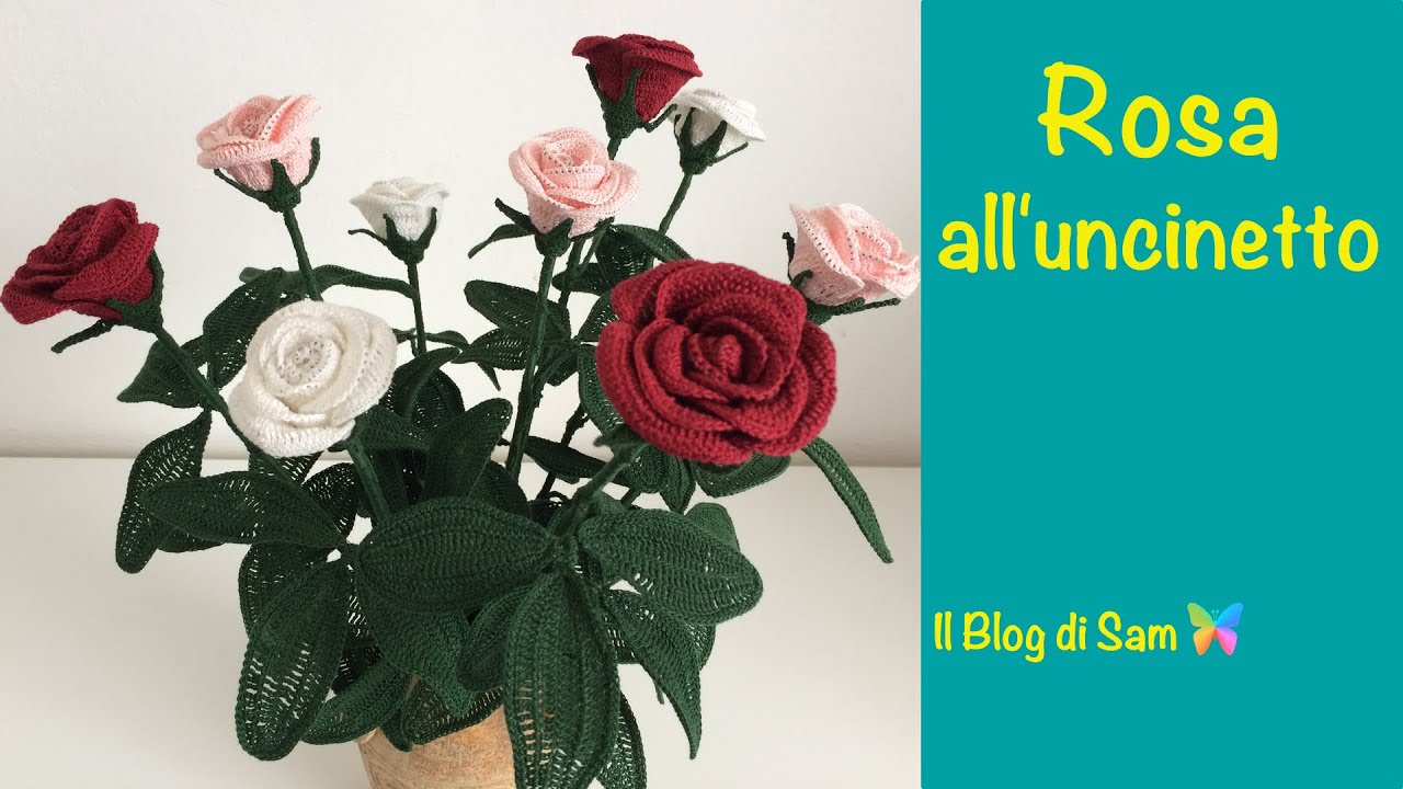 Spiegazione della Rosa all'uncinetto