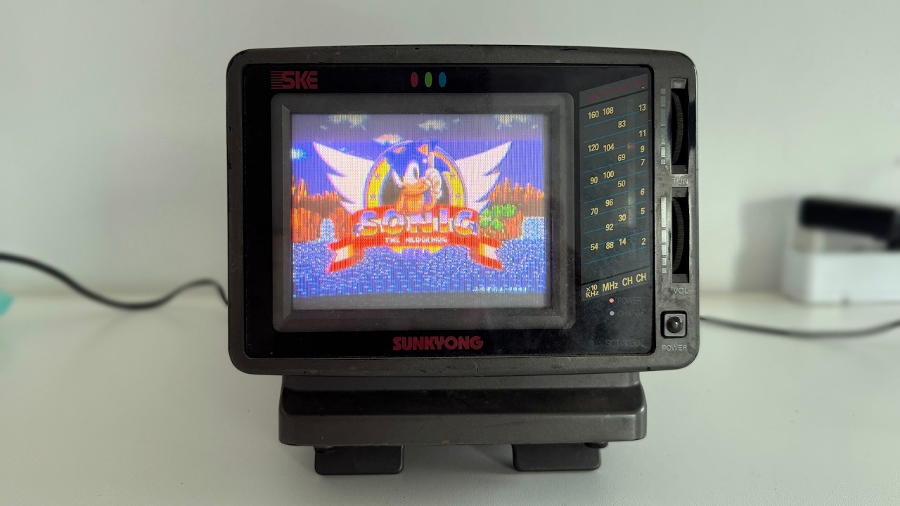 Conserto TV de tubo 5 polegadas Colorida sem imagem - Sunkyong SCT-3050B