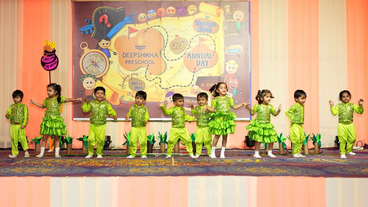Save Nature Dance Deepshikha Preschool 26th Annual Day 🥳 Aala re Aala Jay-Jaykara O Mitwa