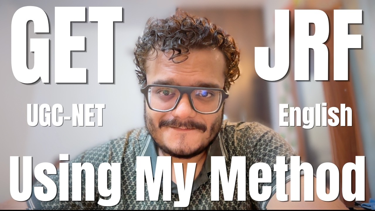 Я сдал JRF по английскому с помощью этого метода | UGC NET English 2026