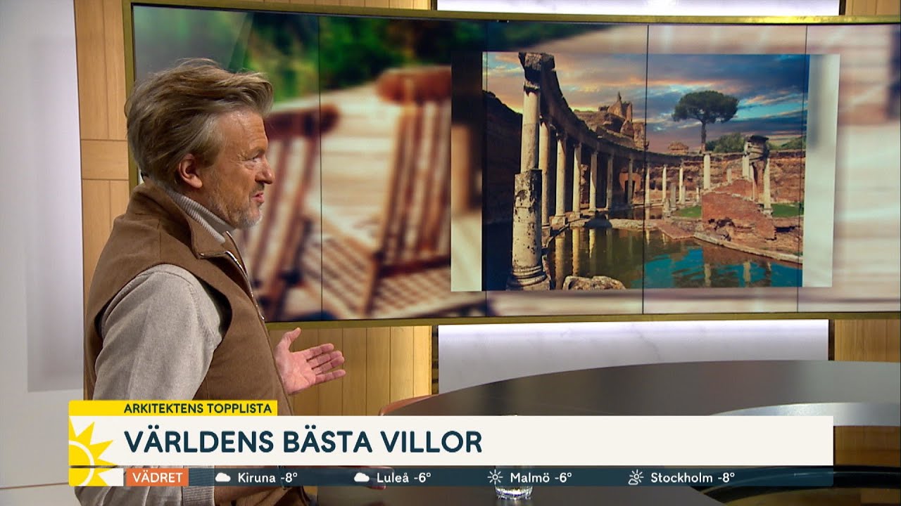 Här är arkitektens topplista på världens bästa villor - Nyhetsmorgon (TV4)