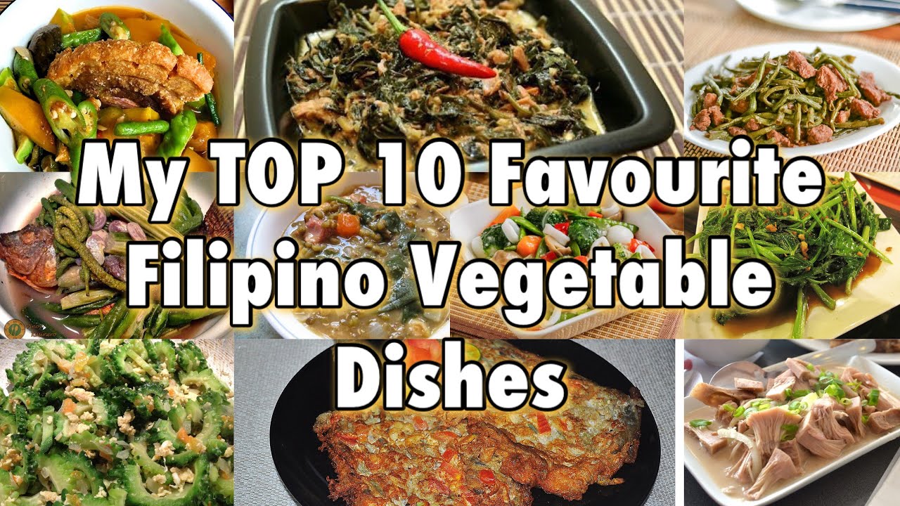 MY TOP 10 FAVOURITE FILIPINO VEGETABLE DISHES | PINOY VEGETABLE DISHES | Pepperhona&rsquo;s Kitchen