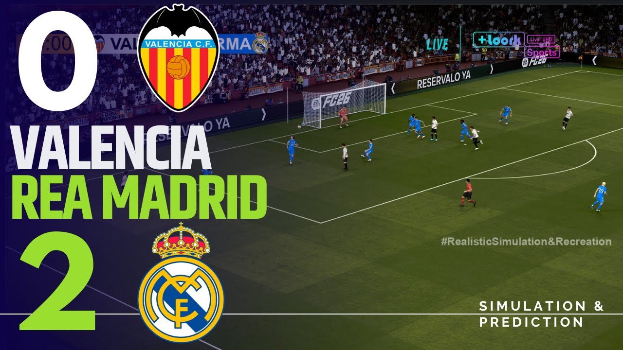 Valencia  vs Rea Madrid 🔴 | LALIGA 25/26 | Full Match Simulation/Recreation