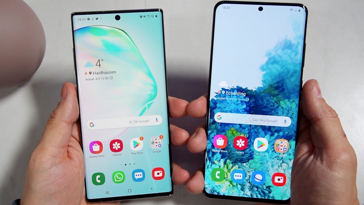Samsung Galaxy S20 Ultra vs Galaxy Note 10+. El Primer Duelo!
