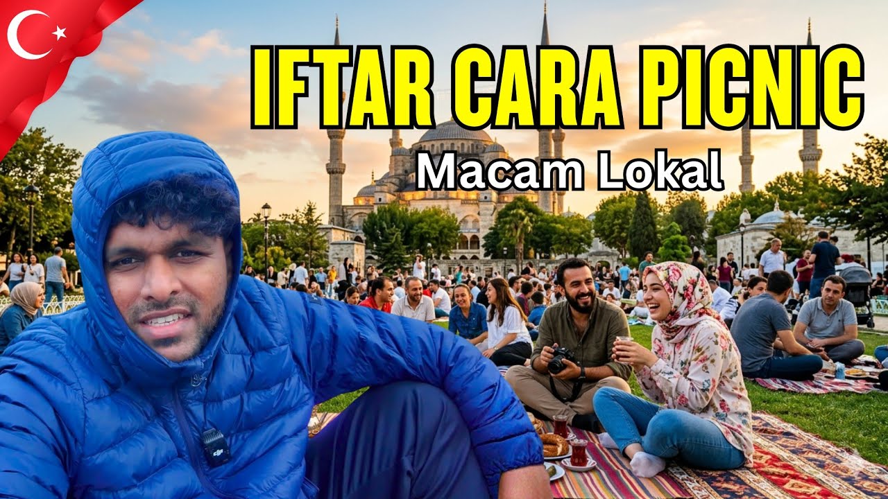 Aku Buka Puasa Cara Picnic Macam Loka Kat Sultahmet Square | Kembara Ramadhan | Turki