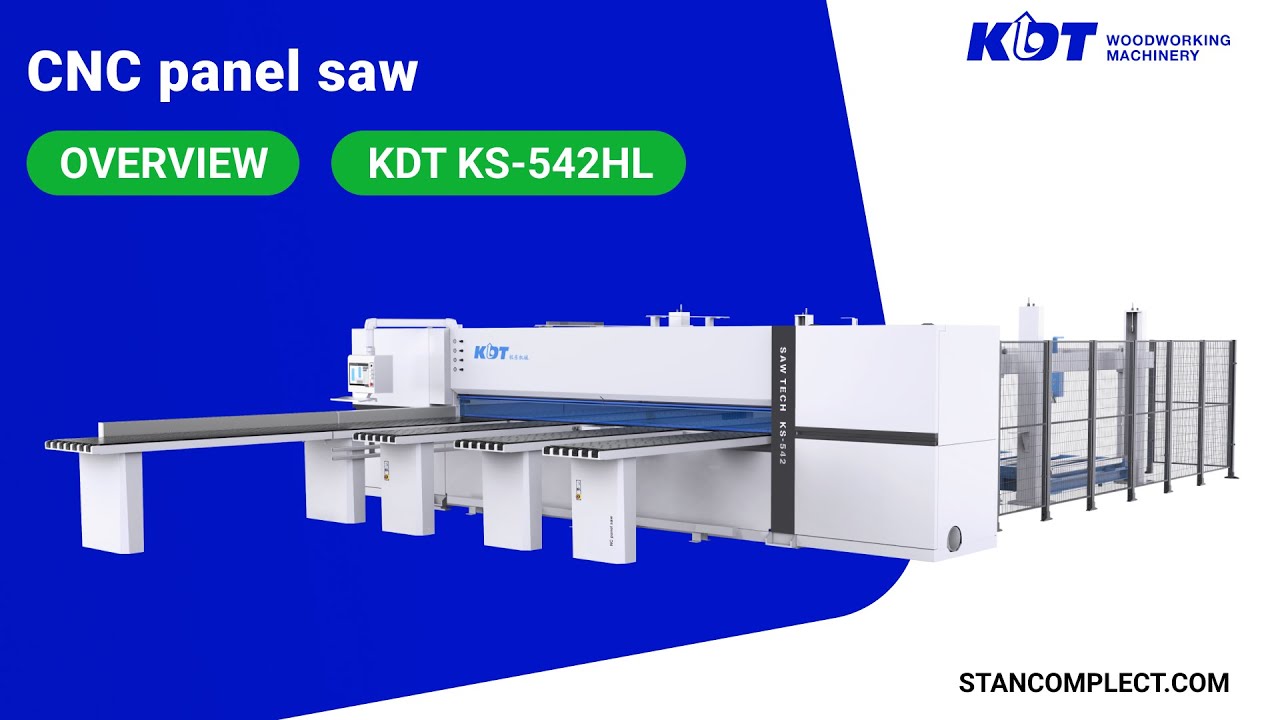 KDT KS-542HL CNC panel saw featuring the Maglev System for precision cutting