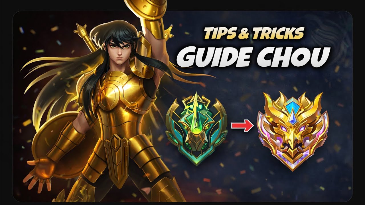 SOLO RANK GUIDE CHOU | CHOU PERFECT ROTATION FOR SOLO RANK | TIPS & TRICKS