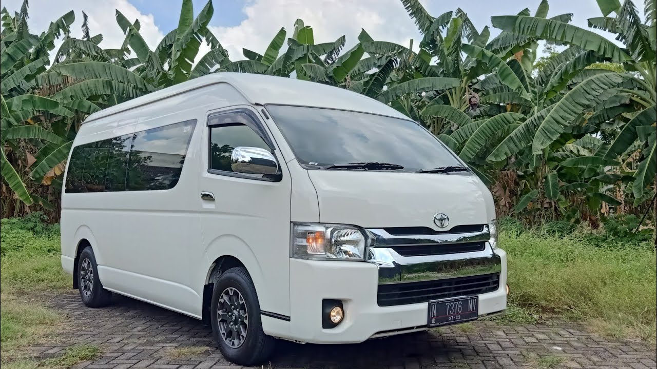 Toyota Hiace Luxury Diesel Manual 2018,Unit Langka