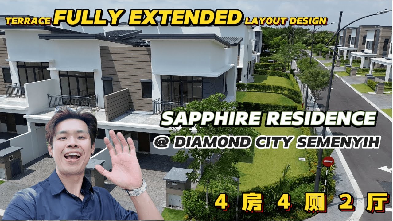 DIAMOND CITY SAPPHIRE SEMENYIH 20x70全新 2层 Terrace