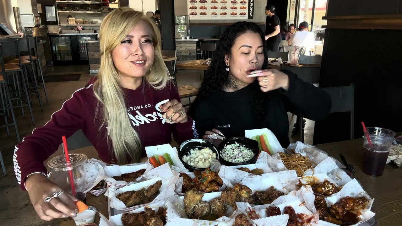 Fire Wings Mukbang