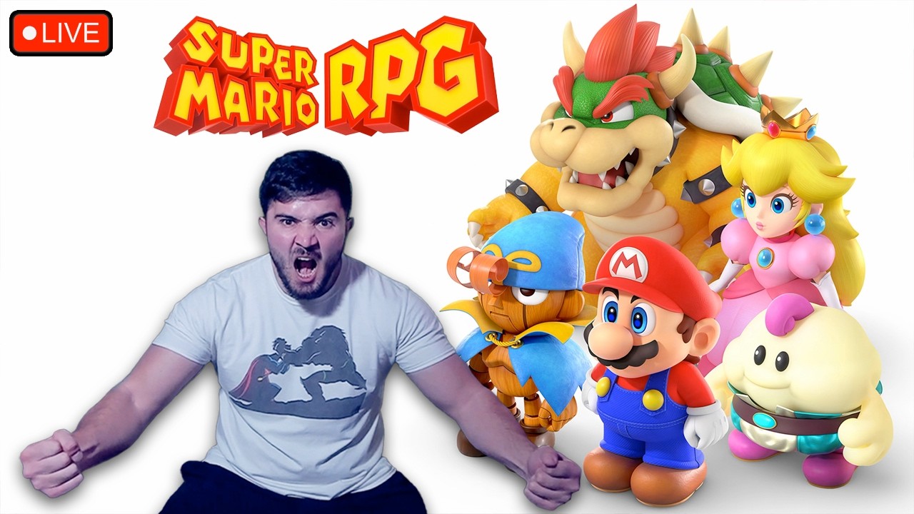 First Time Playing SUPER MARIO RPG! LETS GO BOWSER!! [Part 1]