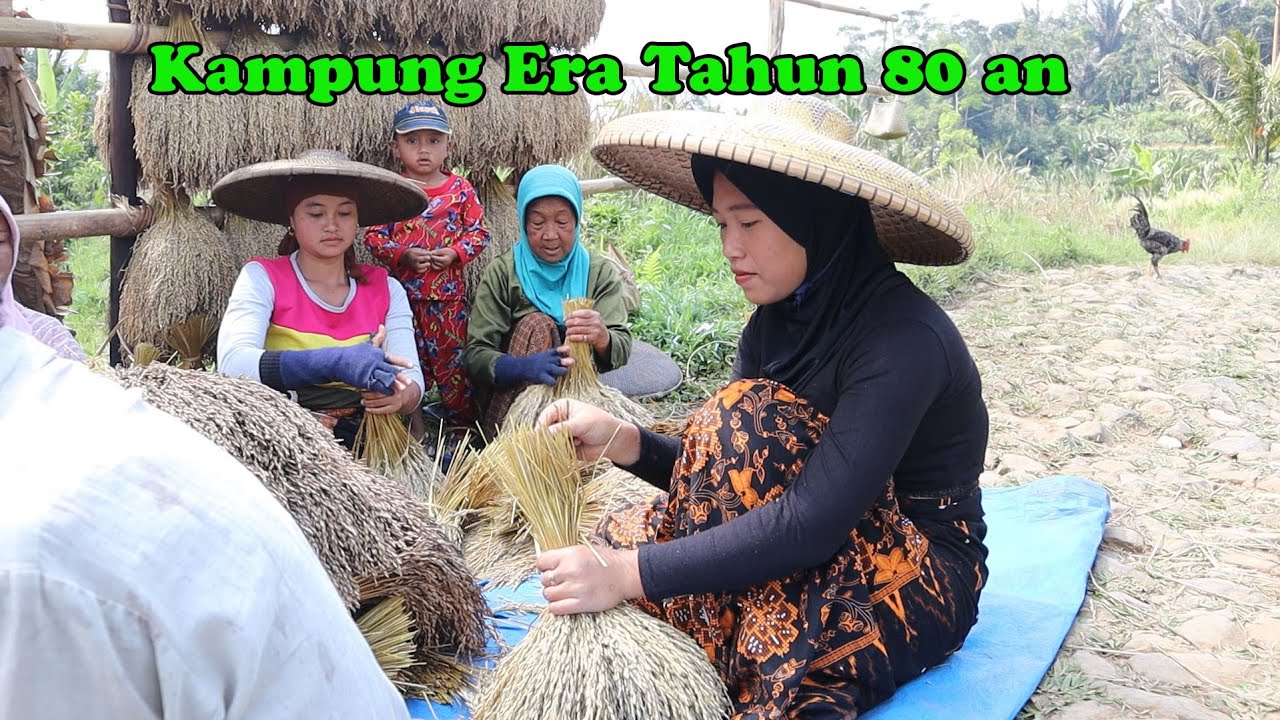 Disini Hanya Ada 6 Rumah, Kampung Era Tahun 80an, Asli Bukan Kaleng Kaleng ll Rural Indonesia ll