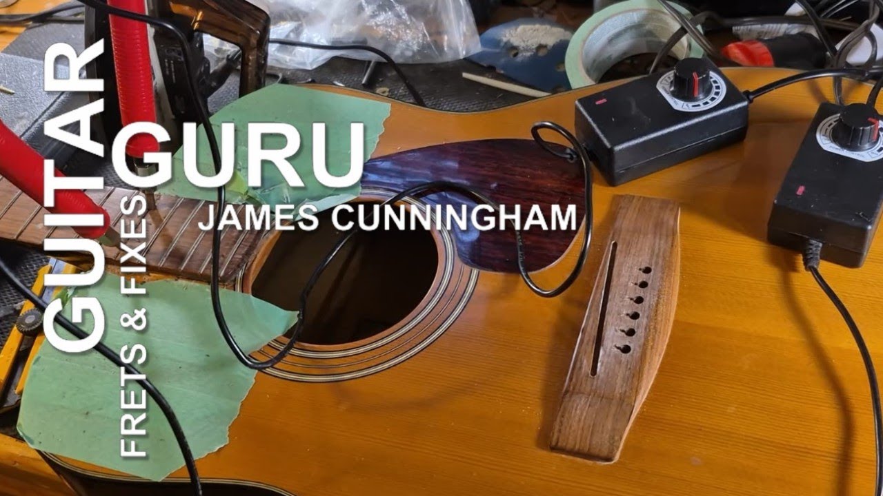 How to remove and reset the neck of an acoustic guitar—the way the pros do it.