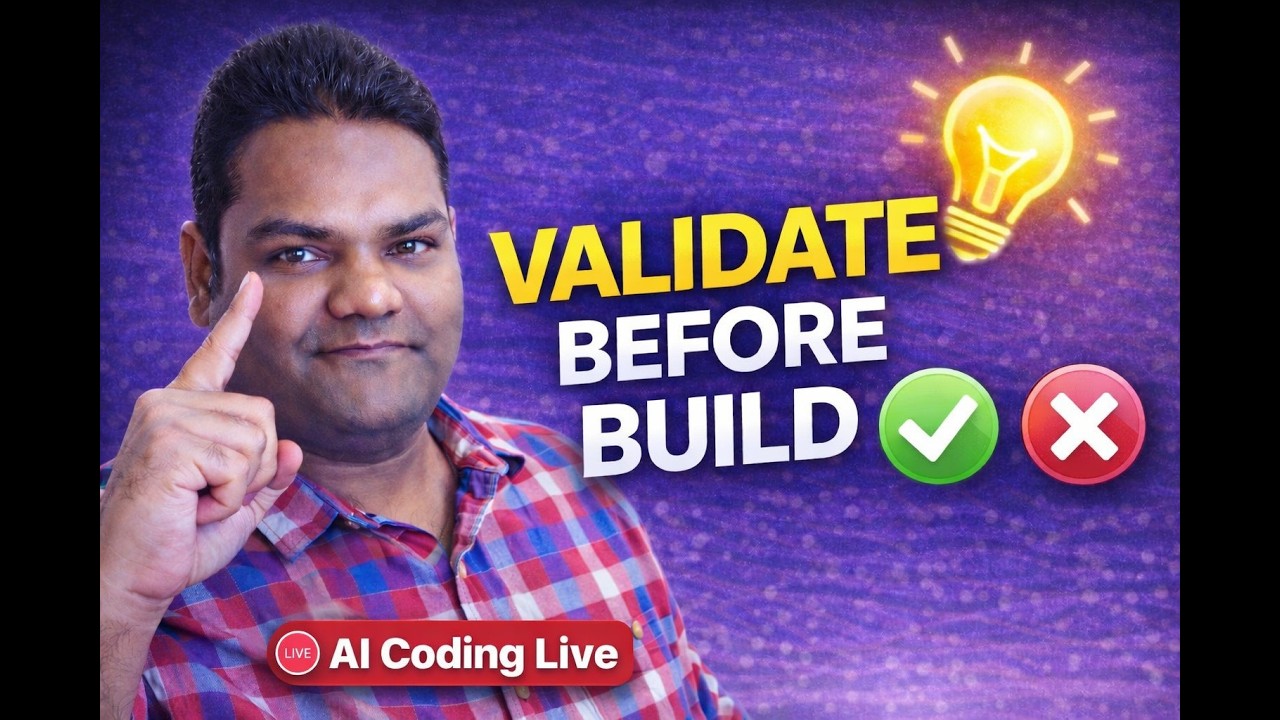 Live Development with Source Code - Validate Your Startup Idea Before You Build (Simple Framework)