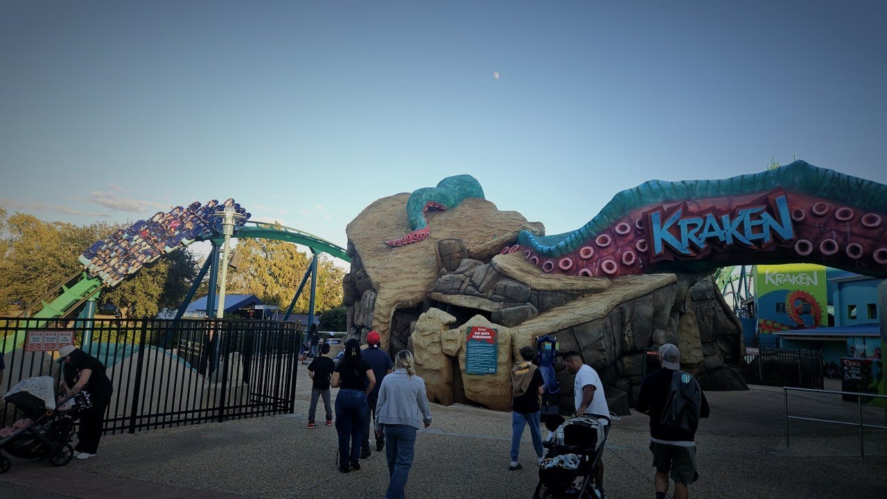 Kraken, Sea World, POV, Orlando FL USA