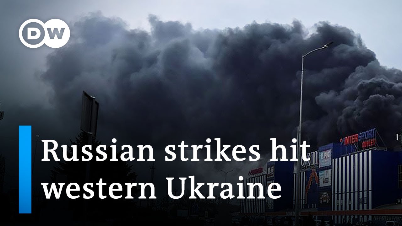 Russia says it targeted military structures in the western city of Lviv | DW News