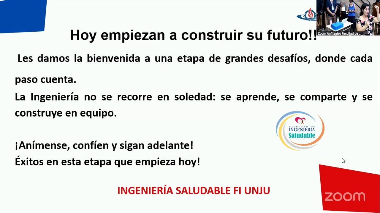 Charla Bienvenida del Decano - Ingresantes 2026