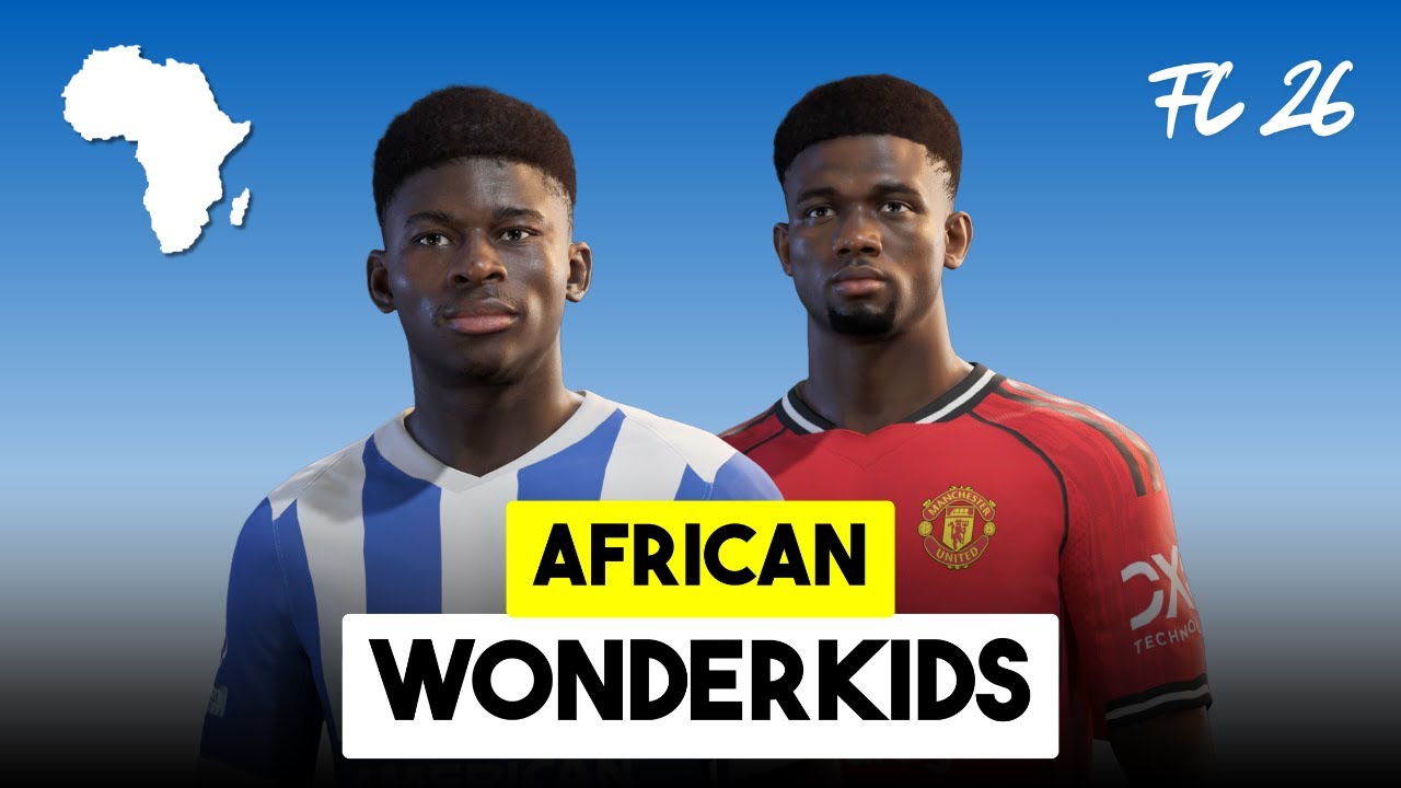 FC 26 | TOP 40 AFRICAN WONDERKIDS WITH REAL FACES AND RATINGS 🔥