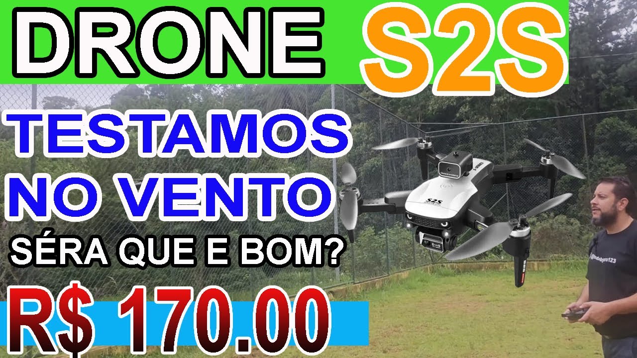 Drone S2S voo externo com vento drone bom para brincar no vento
