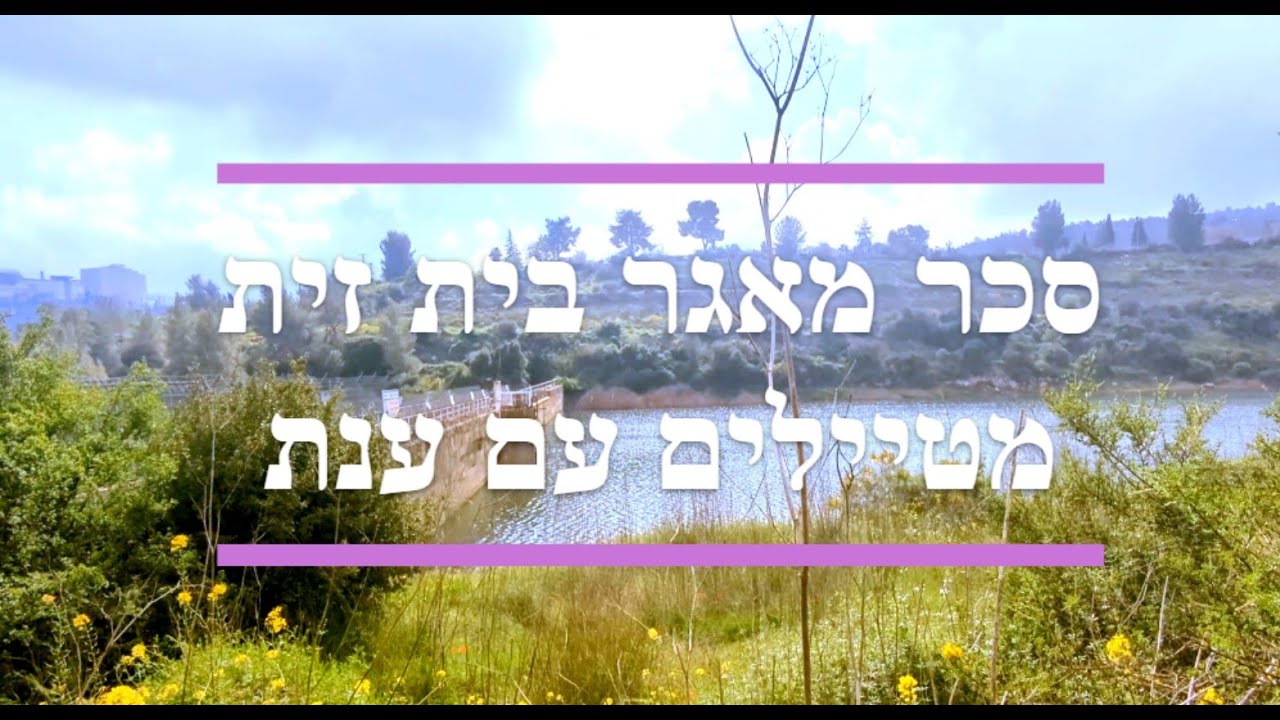 מאגר בית זית - מים בחורף ובאביב ופריחה מטרפת | מטיילים עם ענת- Anat Tour