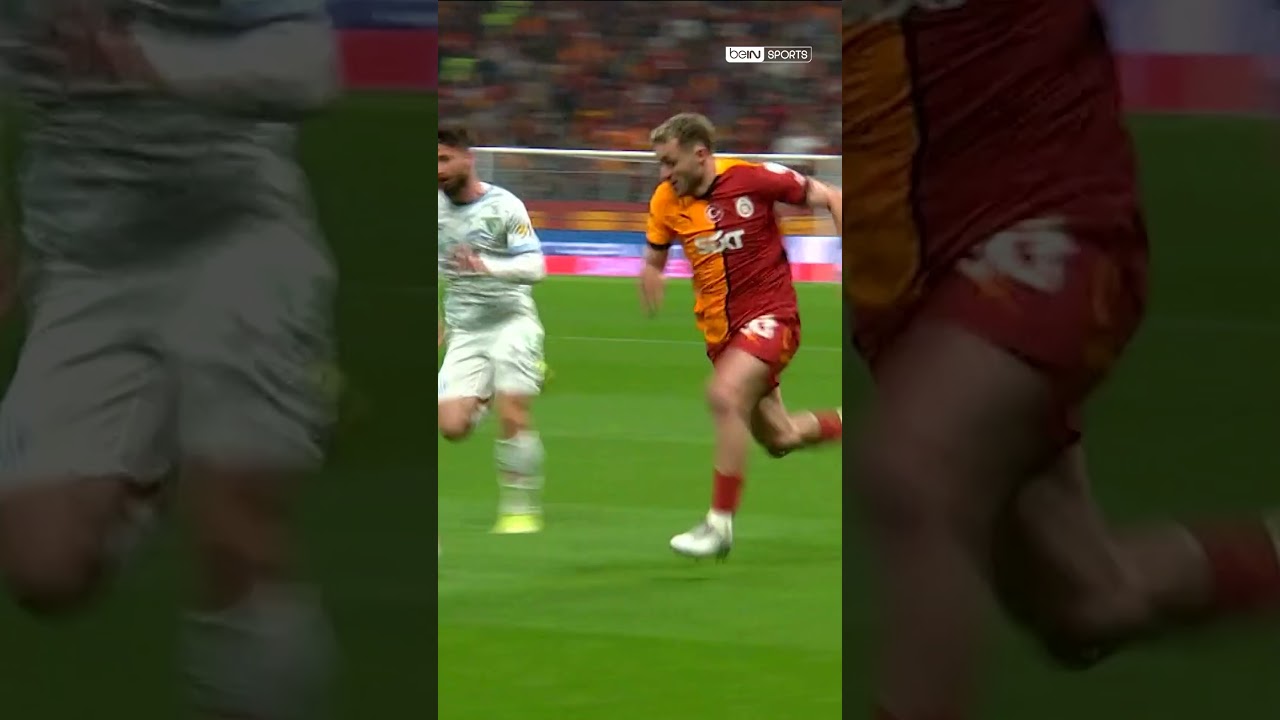 Barış Alper Yılmaz, Koridoru G&ouml;steriyor Ve İsabetli Pasın Ardından Eren Elmalı&rsquo;ya Tebriğini İletiyor