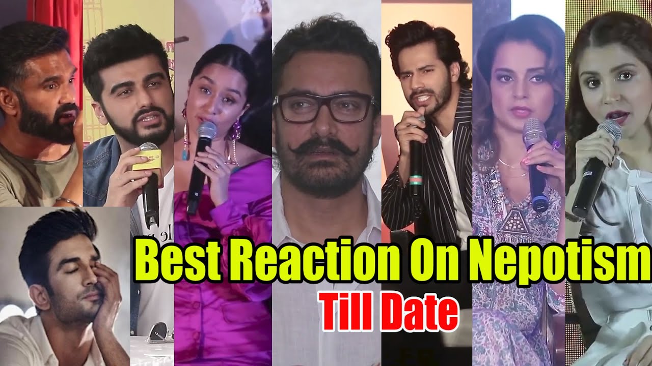 Bollywood BEST Reaction On Current Situation - Nepotism In Bollywood