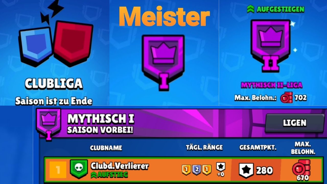 Club League Saison 9  🏆Meister Mytisch 1🏆