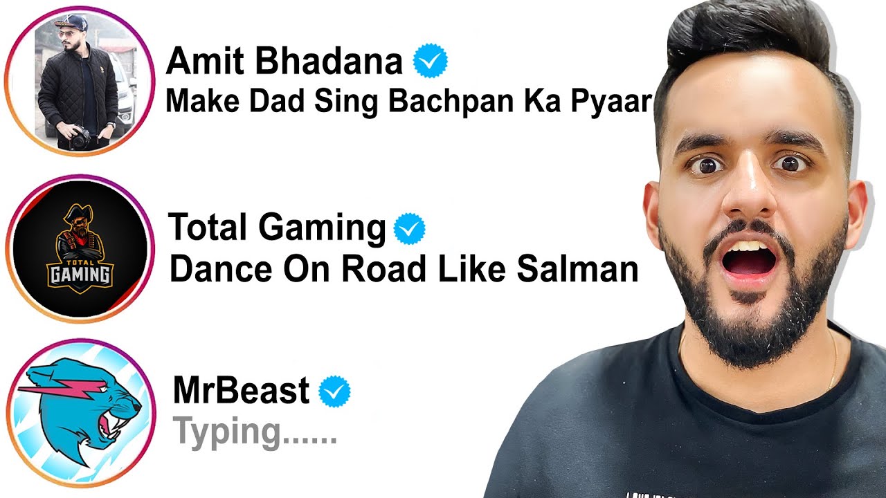 Letting BIG YOUTUBER'S decide a DARE for me