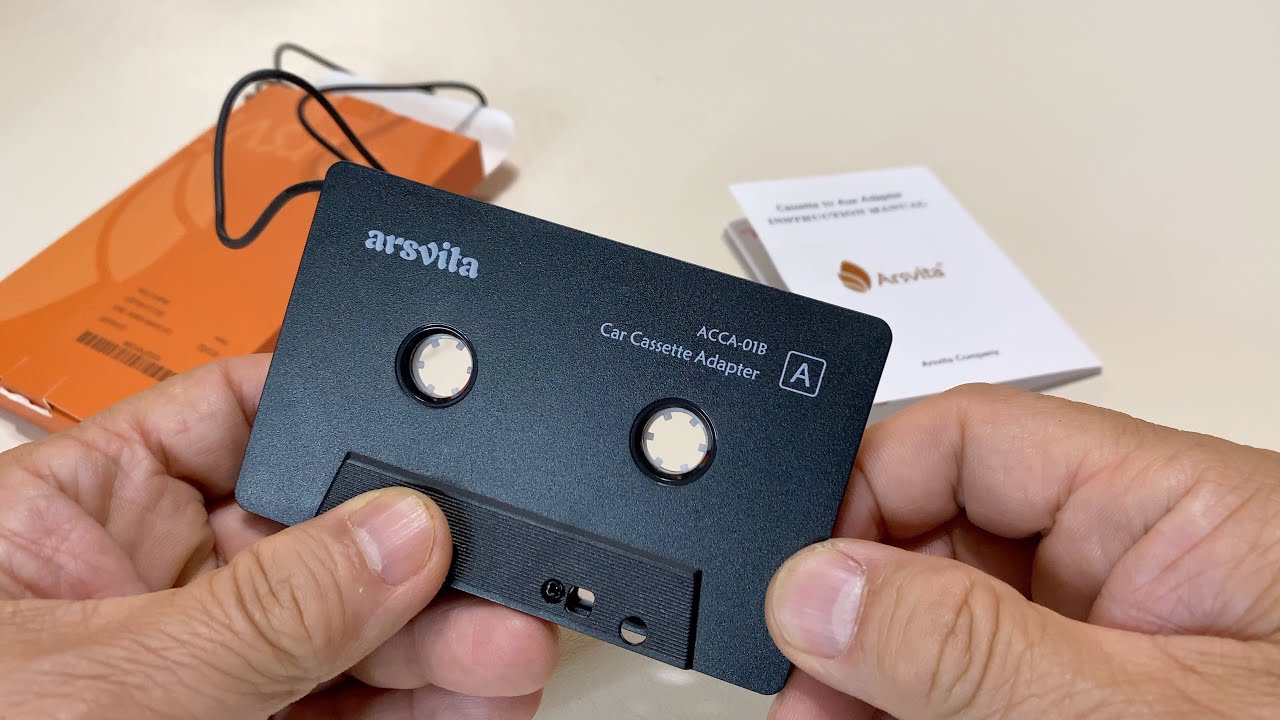 Arsvita Car Audio Cassette to Aux Adapter, 3 5 MM Auxillary Cable Tape Adapter