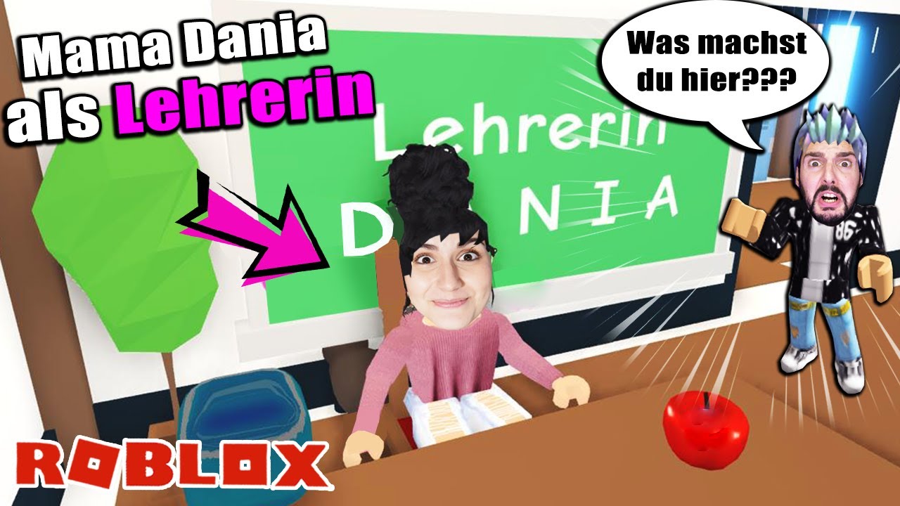 MAMA DANIA ALS LEHRERIN IN DER SCHULE! Gefällt Kaan absolut nicht! [Roblox Deutsch]