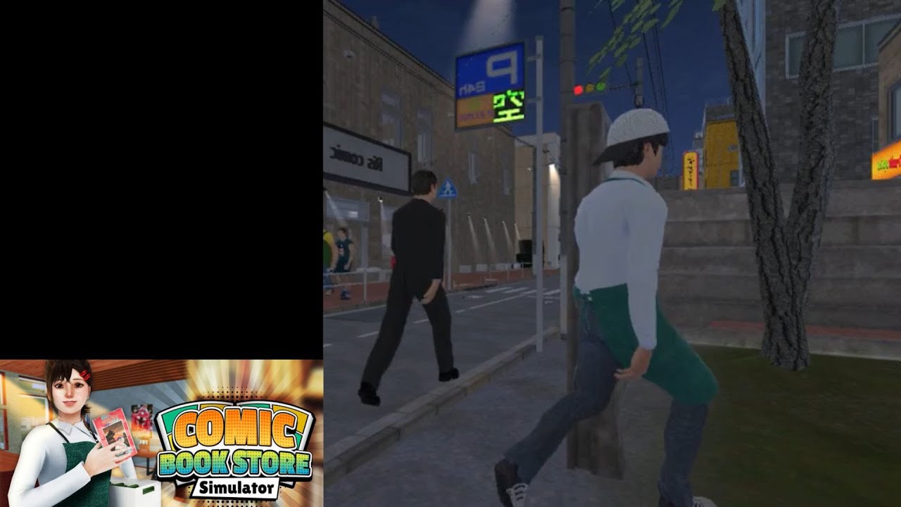 Nasihat dari karyawan ganteng - Comic bookstore simulator Indonesia