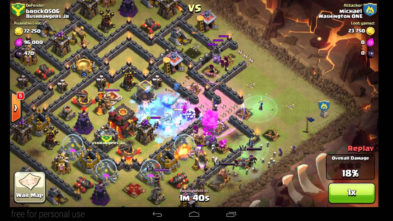 Clash of Clans 3-Star GOWIWI War Attack vs. MAX TH10