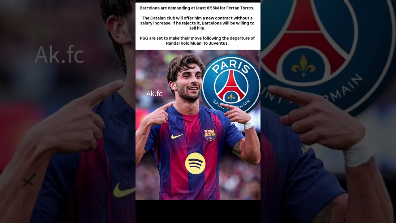Barcelona Just Put A &euro;55 Million Price Tag On Ferran Torres