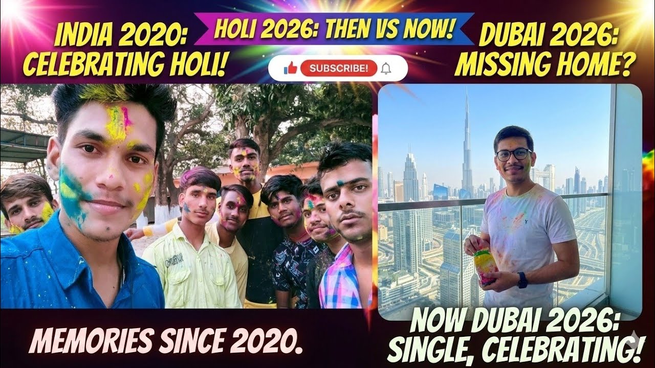 Happy Holi 🫟 2026 🤩 || Holi In Dubai 🇦🇪 #holi #dubai 