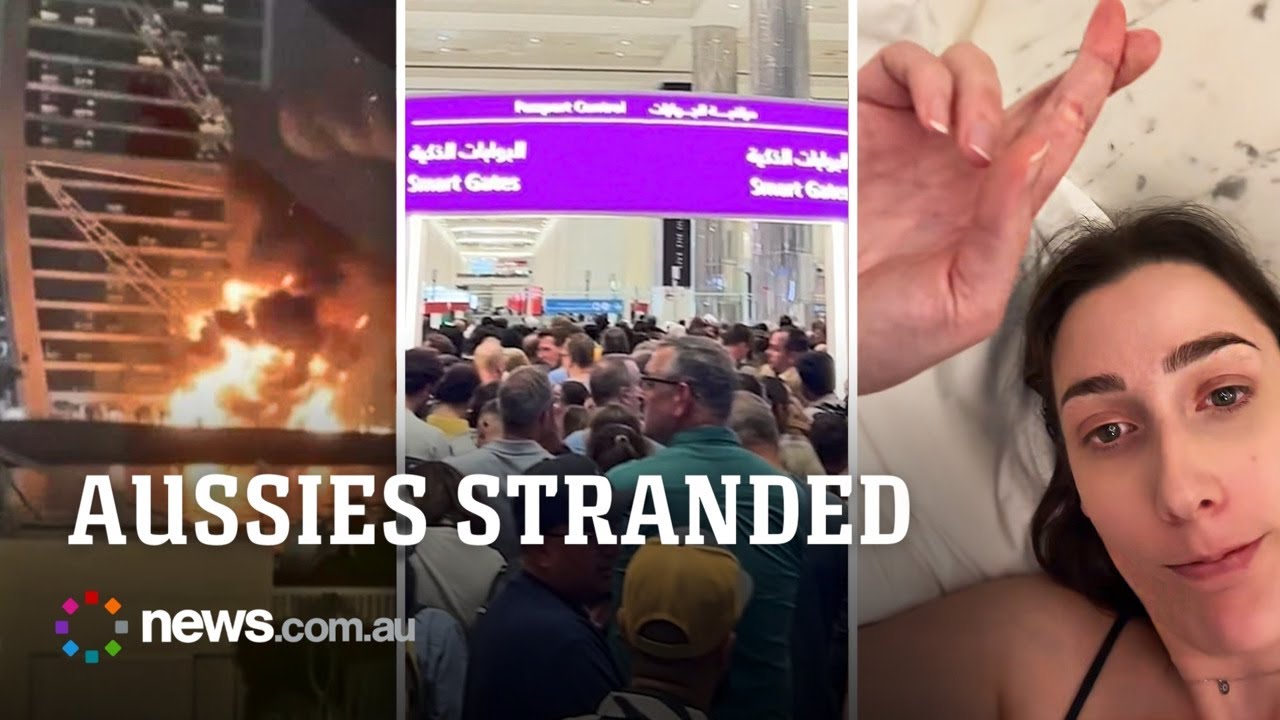 Thousands of Australians stranded in Middle East as airport hit in strike